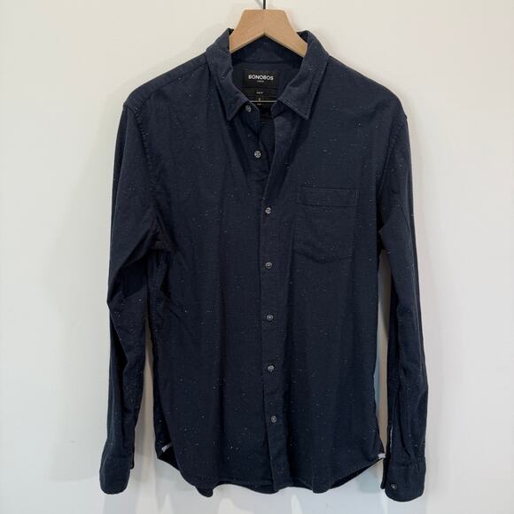 Bonobos Button Down Shirts Men's Medium Slim Fit Bundle of 2 Comfy Stretch Soft - Picture 3 of 16